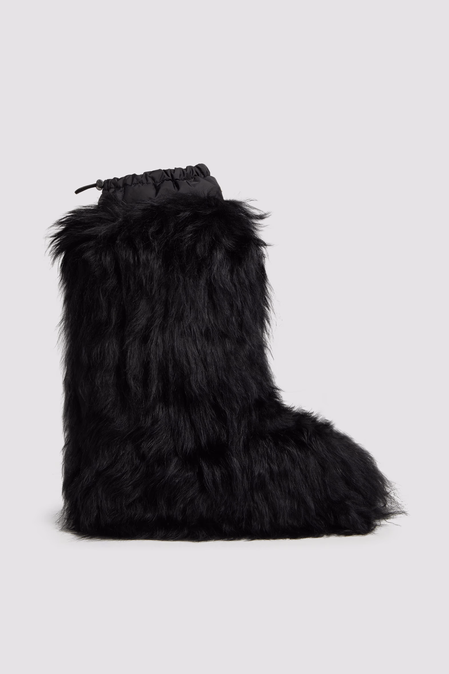 Gaia Low Shearling Boots Women Black Moncler 0